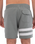 The Hurley Mens Phantom Eco Block Party Volley Boardshorts in Great White