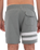 The Hurley Mens Phantom Eco Block Party Volley Boardshorts in Great White