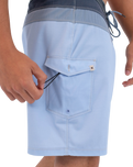 The Hurley Mens Phantom Naturals Pieced Boardshorts in Spring Breeze