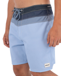 The Hurley Mens Phantom Naturals Pieced Boardshorts in Spring Breeze