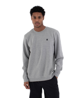 The Hurley Mens Icon Sweatshirt in Dark Grey Heather