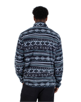 The Hurley Mens Mesa Windchill 1/4 Zip Fleece in Nightforce