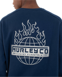 The Hurley Mens Ironclad Sweatshirt in Nightforce