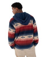 The Hurley Mens Easy Rider Sherpa Fleece Jacket in Nightforce