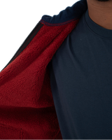 The Hurley Mens Easy Rider Sherpa Fleece Jacket in Nightforce