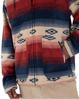 The Hurley Mens Easy Rider Sherpa Fleece Jacket in Nightforce