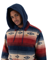 The Hurley Mens Easy Rider Sherpa Fleece Jacket in Nightforce