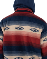 The Hurley Mens Easy Rider Sherpa Fleece Jacket in Nightforce