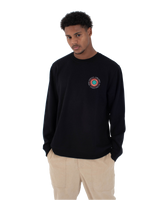 The Hurley Mens Eagle High Sweatshirt in Black