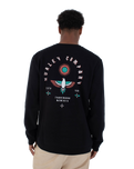 The Hurley Mens Eagle High Sweatshirt in Black