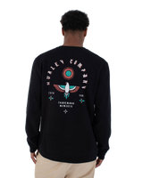 The Hurley Mens Eagle High Sweatshirt in Black