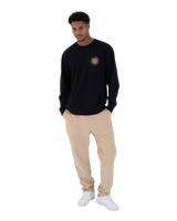 The Hurley Mens Eagle High Sweatshirt in Black