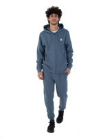 The Hurley Mens Icon Box Zip Hoodie in Grey Teal