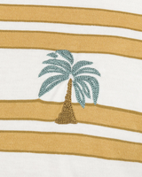 Naturals Stripe T-Shirt in Barely Bone