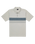 The Hurley Mens Printed Stripe Slub Polo Shirt in Bone