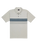 The Hurley Mens Printed Stripe Slub Polo Shirt in Bone