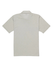 The Hurley Mens Printed Stripe Slub Polo Shirt in Bone