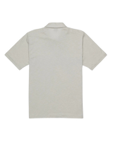 The Hurley Mens Printed Stripe Slub Polo Shirt in Bone