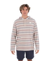 The Hurley Mens Poncho Hoodie in Bone