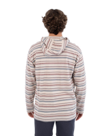 The Hurley Mens Poncho Hoodie in Bone