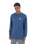The Hurley Mens Corner Long Sleeve T-Shirt in Abyss