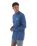 The Hurley Mens Corner Long Sleeve T-Shirt in Abyss