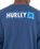 The Hurley Mens Corner Long Sleeve T-Shirt in Abyss