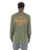 The Hurley Mens Customs Long Sleeve T-Shirt in Malverde