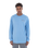 The Hurley Mens Customs Long Sleeve T-Shirt in Aquifer Heather