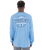The Hurley Mens Customs Long Sleeve T-Shirt in Aquifer Heather