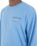 The Hurley Mens Customs Long Sleeve T-Shirt in Aquifer Heather