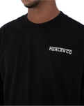 The Hurley Mens Dept Long Sleeve T-Shirt in Black