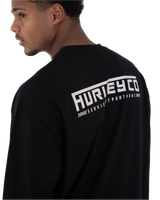 The Hurley Mens Dept Long Sleeve T-Shirt in Black