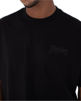 The Hurley Mens Built Outline T-Shirt in Black