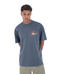 The Hurley Mens Dragon Lagoon T-Shirt in Iron Ore