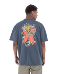 The Hurley Mens Dragon Lagoon T-Shirt in Iron Ore