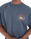 The Hurley Mens Dragon Lagoon T-Shirt in Iron Ore