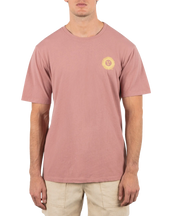 The Hurley Mens Sunny Dias T-Shirt in Phantom Rose