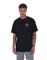 The Hurley Mens Corner T-Shirt in Black