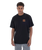 The Hurley Mens Corner T-Shirt in Black