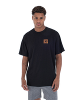 The Hurley Mens Corner T-Shirt in Black