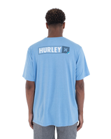 The Hurley Mens Corner T-Shirt in Aquifer Heather
