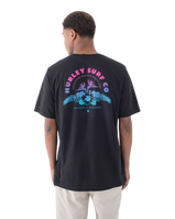 The Hurley Mens Resort Livin T-Shirt in Black