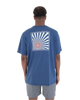 The Hurley Mens Rayz Up T-Shirt in Abyss