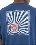The Hurley Mens Rayz Up T-Shirt in Abyss