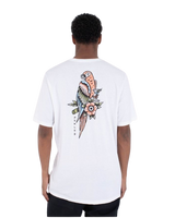 The Hurley Mens Parrot Lad T-Shirt in White