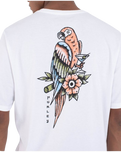 The Hurley Mens Parrot Lad T-Shirt in White