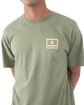 The Hurley Mens Divide T-Shirt in Malverde