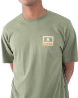 The Hurley Mens Divide T-Shirt in Malverde
