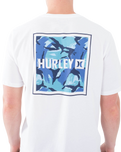 The Hurley Mens Four Corners T-Shirt in White